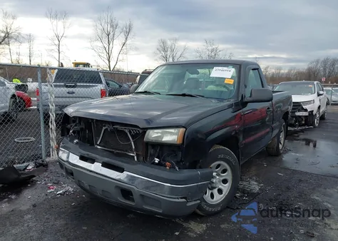 2005 Chevrolet Silverado 1500 Work Truck from USA, damaged, VIN 1GCEC14X25Z311748